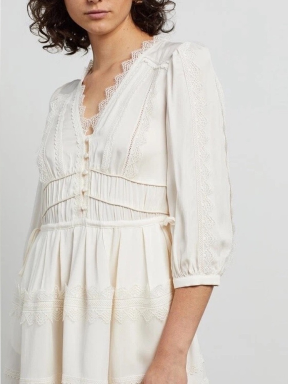 Self-Portrait Lace Mini Dress US6 Cottagecore
Coquette cottage prairie